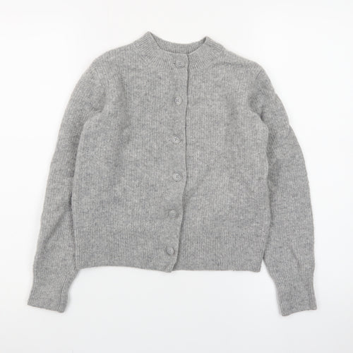 Uniqlo Comptoir des Cotonniers Women's Grey 2XS Wool Cardigan