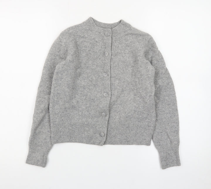 Uniqlo Comptoir des Cotonniers Women's Grey 2XS Wool Cardigan