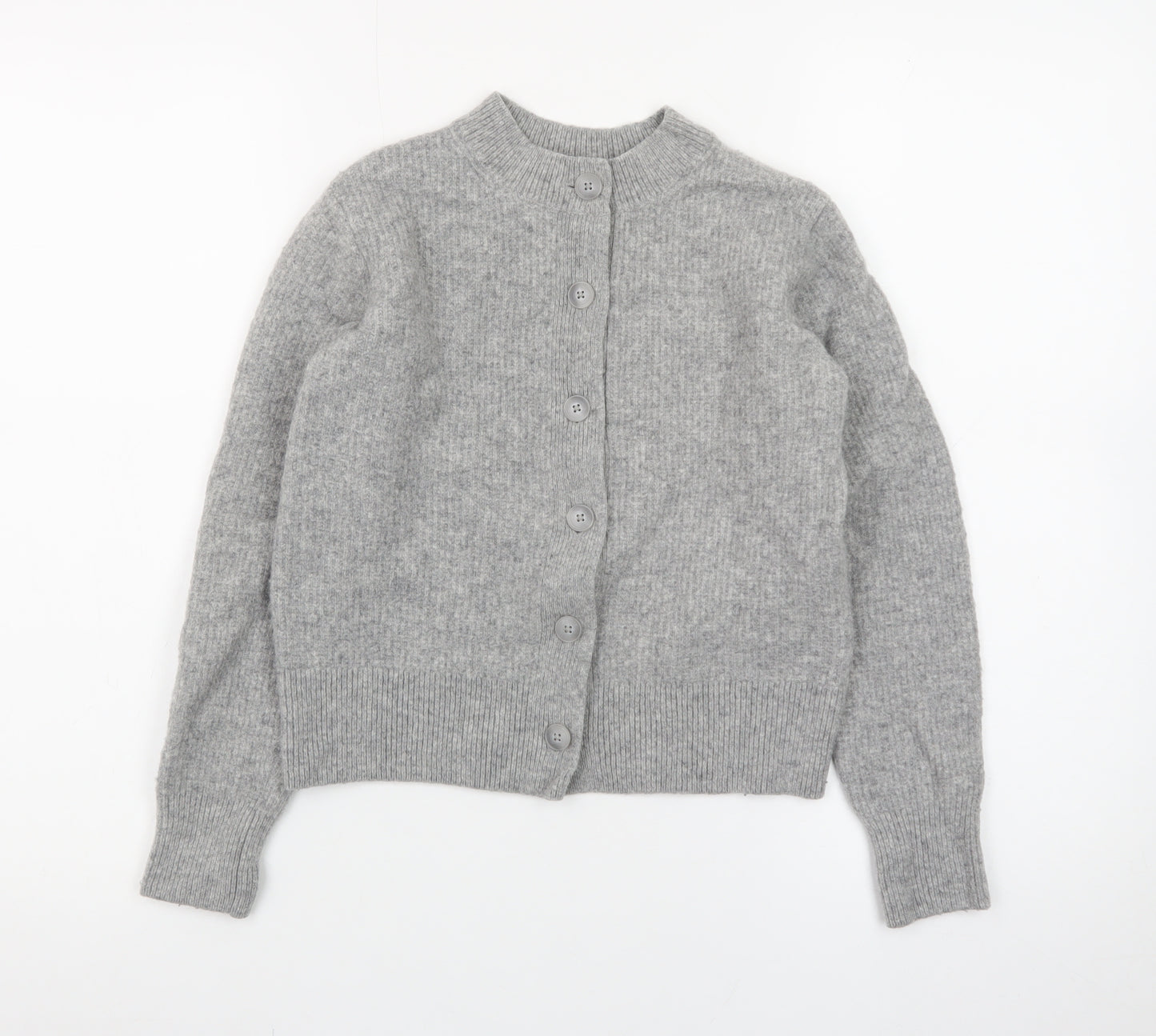 Uniqlo Comptoir des Cotonniers Women's Grey 2XS Wool Cardigan