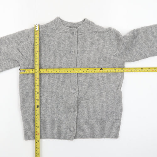 Uniqlo Comptoir des Cotonniers Women's Grey 2XS Wool Cardigan