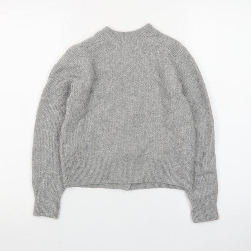 Uniqlo Comptoir des Cotonniers Women's Grey 2XS Wool Cardigan