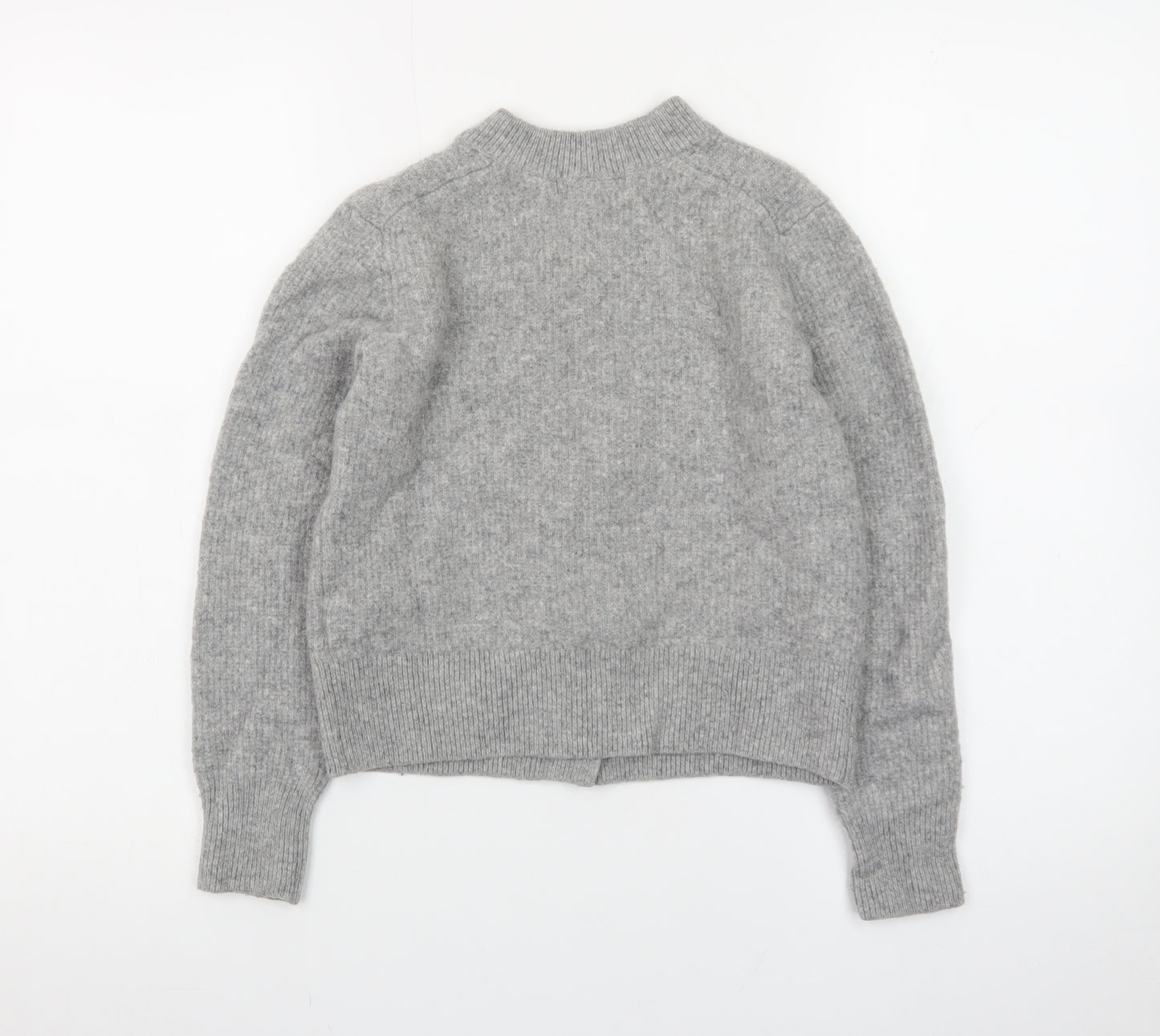 Uniqlo Comptoir des Cotonniers Women's Grey 2XS Wool Cardigan