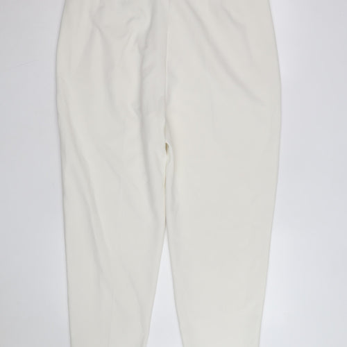 Marks and Spencer Women’s Ivory Tapered Dress Pants Size 18 Long