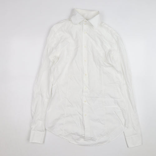 Willman Men's White 42 Regular Fit Long Sleeve Cotton Dress Shirt