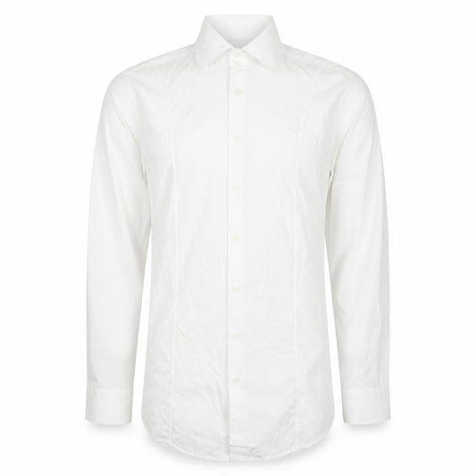 Willman Men's White 42 Regular Fit Long Sleeve Cotton Dress Shirt