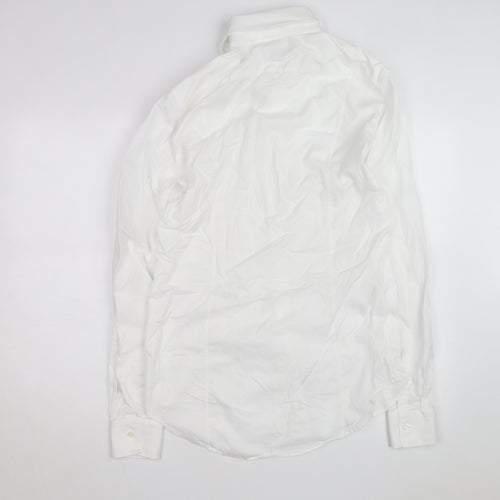 Willman Men's White 42 Regular Fit Long Sleeve Cotton Dress Shirt