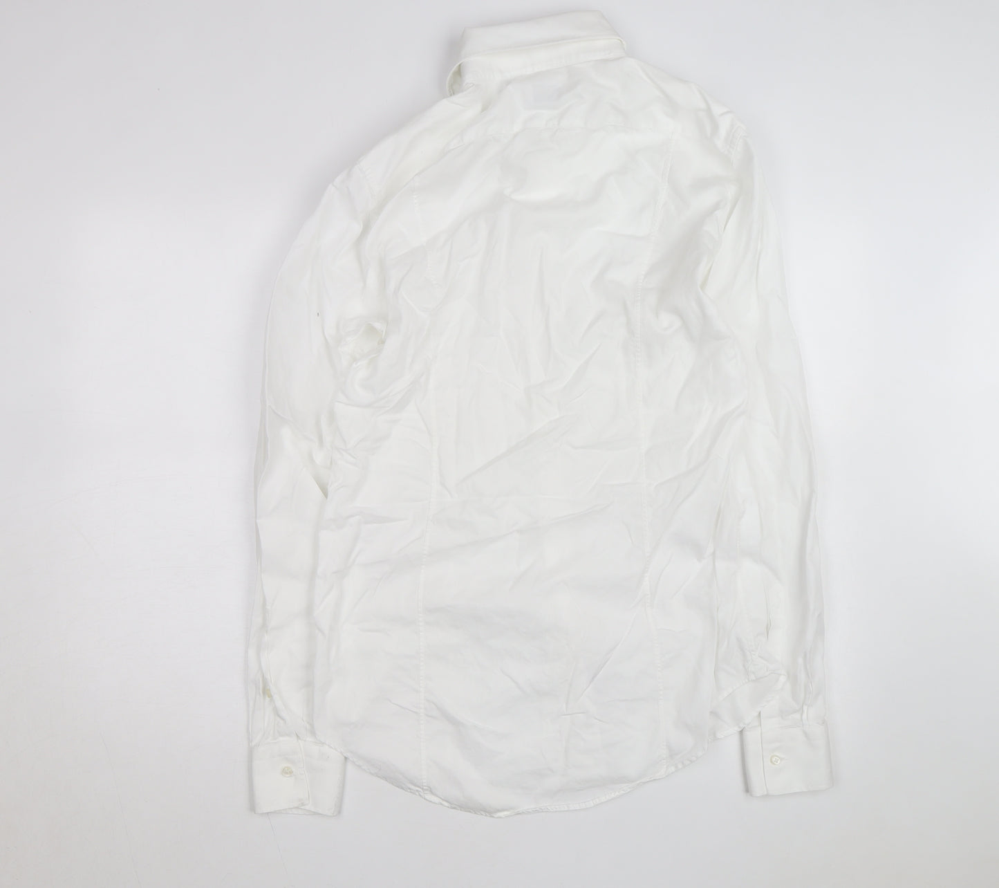Willman Men's White 42 Regular Fit Long Sleeve Cotton Dress Shirt