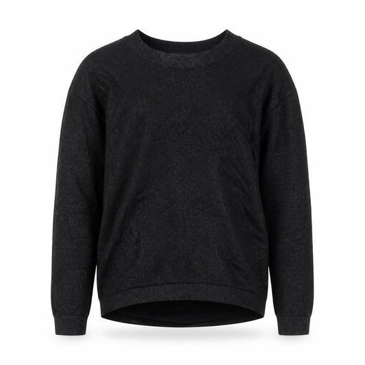 Front view of Banana Republic Men's Black Crew Neck Knit Jumper, size S