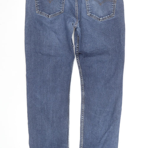 Levi's Men's Blue 505 Regular Fit Straight Denim Jeans W34 L34