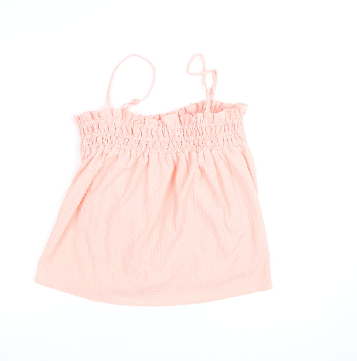 ASOS DESIGN Women’s Pink Camisole Top Size 8 Sleeveless Ruffle Style