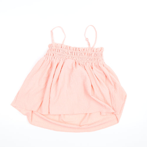ASOS DESIGN Women’s Pink Camisole Top Size 8 Sleeveless Ruffle Style