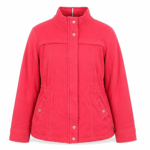 Dash Women Red Cotton Full Zip Lightweight Jacket Size 14