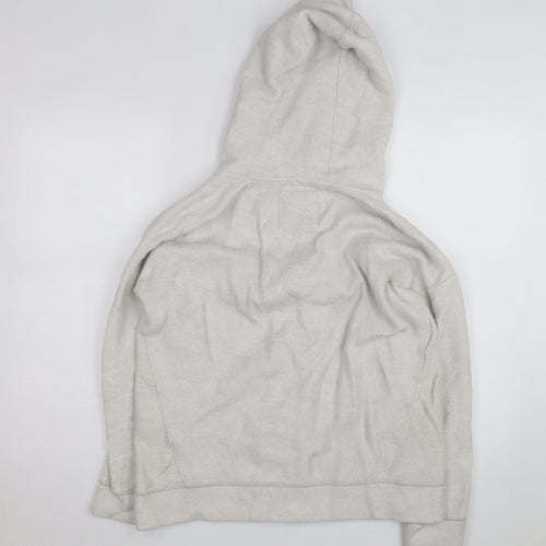Fat Face Men's Beige Full Zip Hoodie Size M Cotton Knit
