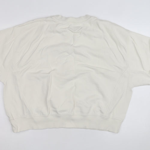 Marks and Spencer Women Ivory Slow Living Pullover Sweatshirt L