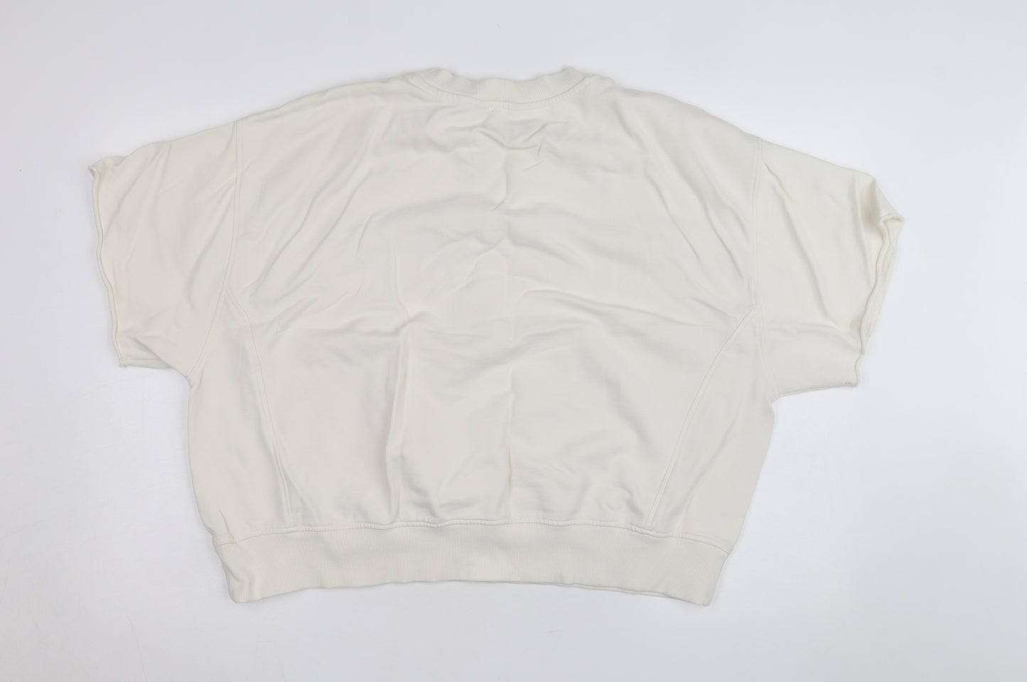 Marks and Spencer Women Ivory Slow Living Pullover Sweatshirt L
