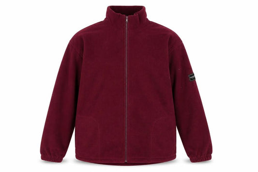Geese & Gander Men's Burgundy Fleece Windbreaker Jacket Size L