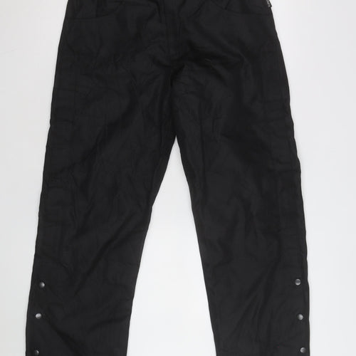 GOGI Men's Black 32 Cargo Workwear Trousers with Buckle Belt