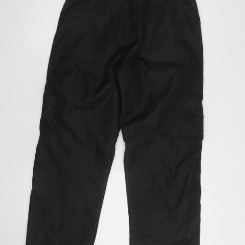 GOGI Men's Black 32 Cargo Workwear Trousers with Buckle Belt