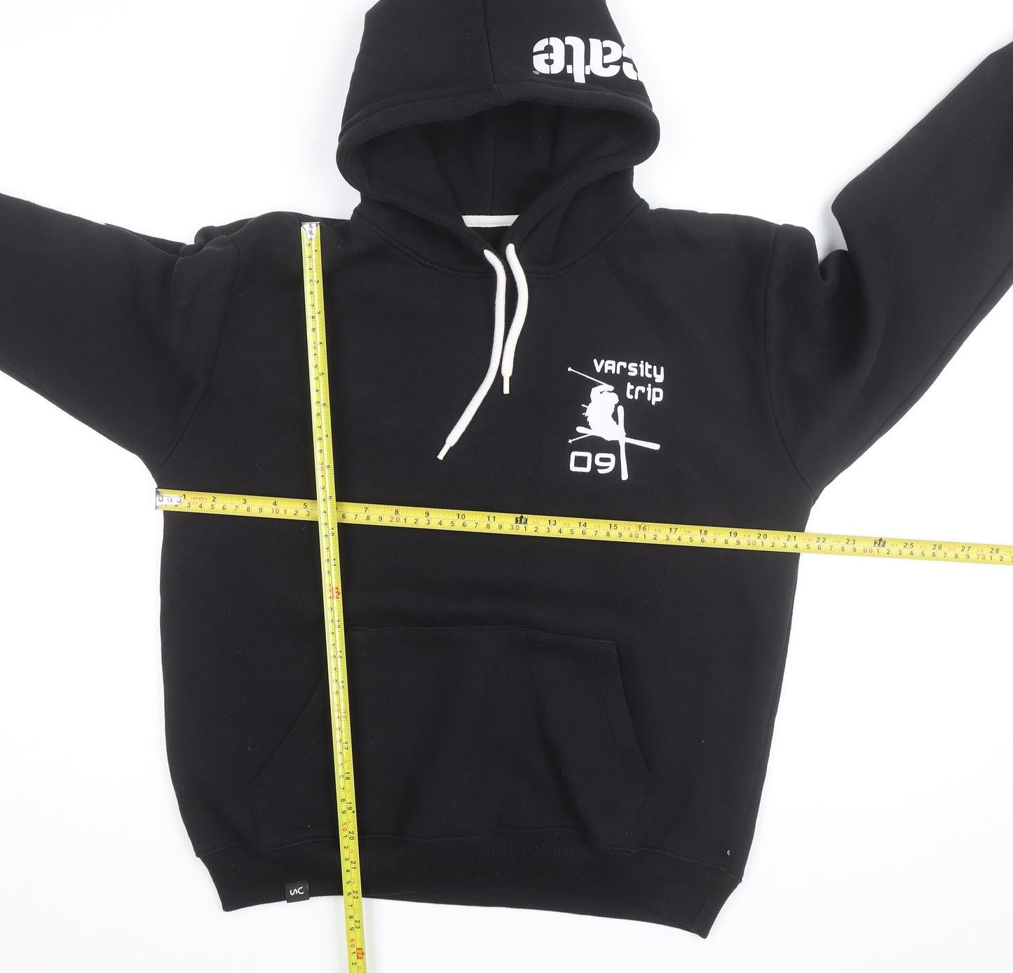 Syndicate Varsity Trip 09 Black Men's Pullover Hoodie Size S