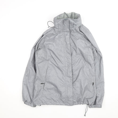Peter Storm Men's Grey Waterproof Rain Jacket L 42in Hooded Outdoor Coat