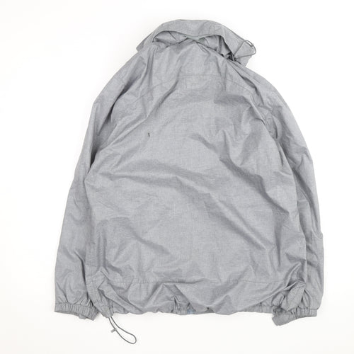 Peter Storm Men's Grey Waterproof Rain Jacket L 42in Hooded Outdoor Coat