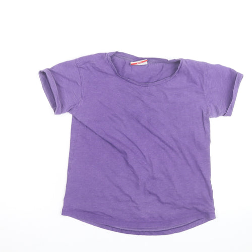 New Balance Women's Purple Short Sleeve Cotton T-Shirt Size S