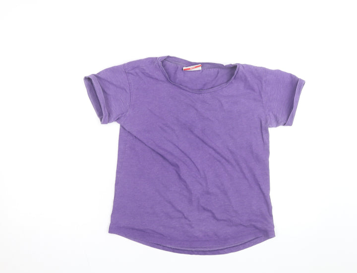 New Balance Women's Purple Short Sleeve Cotton T-Shirt Size S