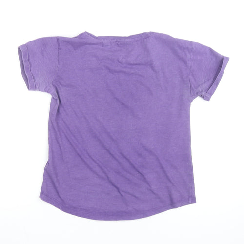 New Balance Women's Purple Short Sleeve Cotton T-Shirt Size S
