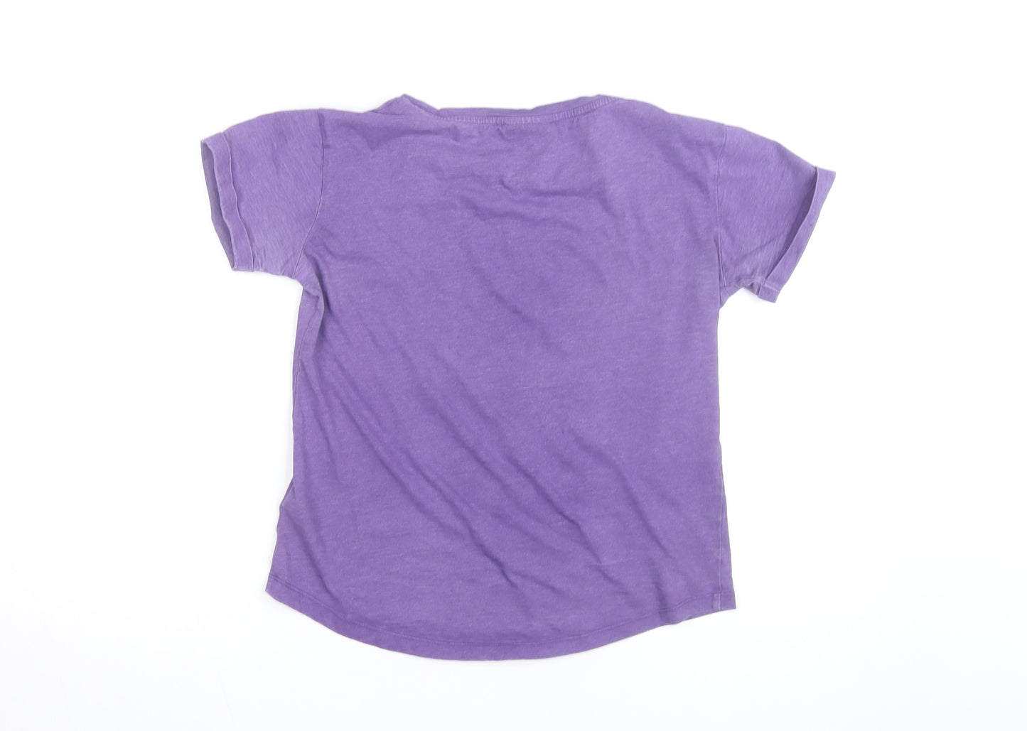 New Balance Women's Purple Short Sleeve Cotton T-Shirt Size S