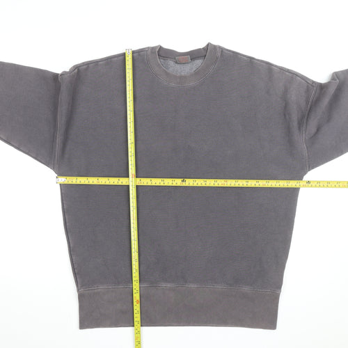 Champion Men's Grey Crew Neck Pullover Sweatshirt Size S