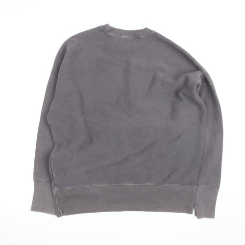 Champion Men's Grey Crew Neck Pullover Sweatshirt Size S