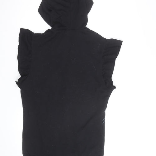 Disney Women’s Black Full Zip Hoodie Jack Skellington Size L Gothic Style
