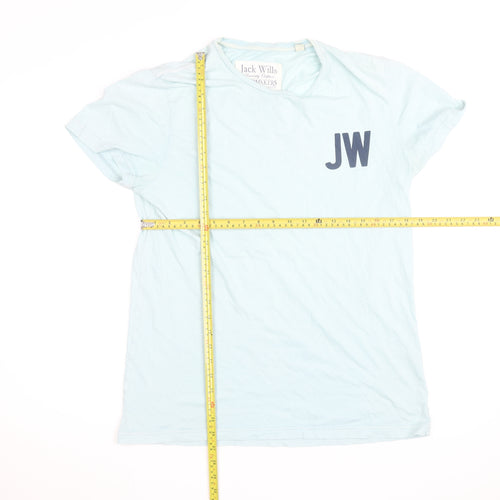 Jack Wills Men's Light Blue Crew Neck Short Sleeve T-Shirt M