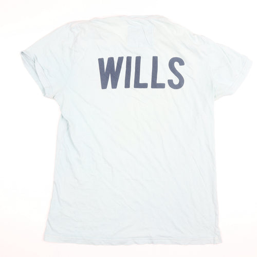 Jack Wills Men's Light Blue Crew Neck Short Sleeve T-Shirt M
