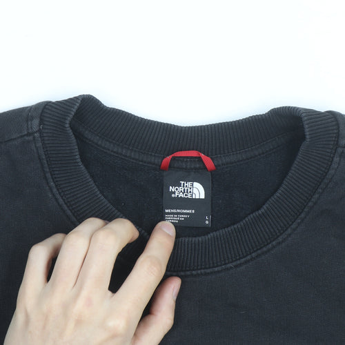 The North Face Men’s Black Logo Pullover Sweatshirt Size L