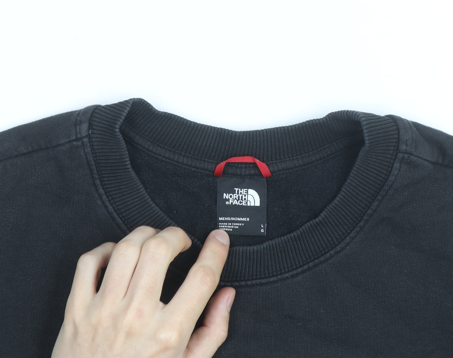 The North Face Men’s Black Logo Pullover Sweatshirt Size L
