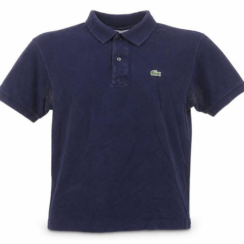 Lacoste Men's Blue Classic Fit Cotton Polo Shirt Size L