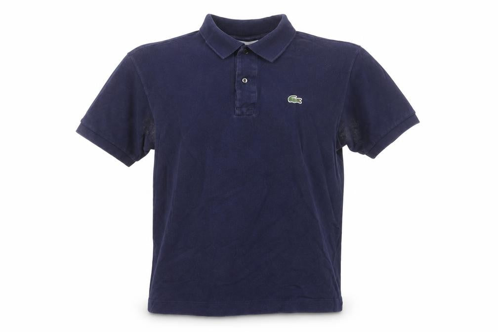 Lacoste Men's Blue Classic Fit Cotton Polo Shirt Size L