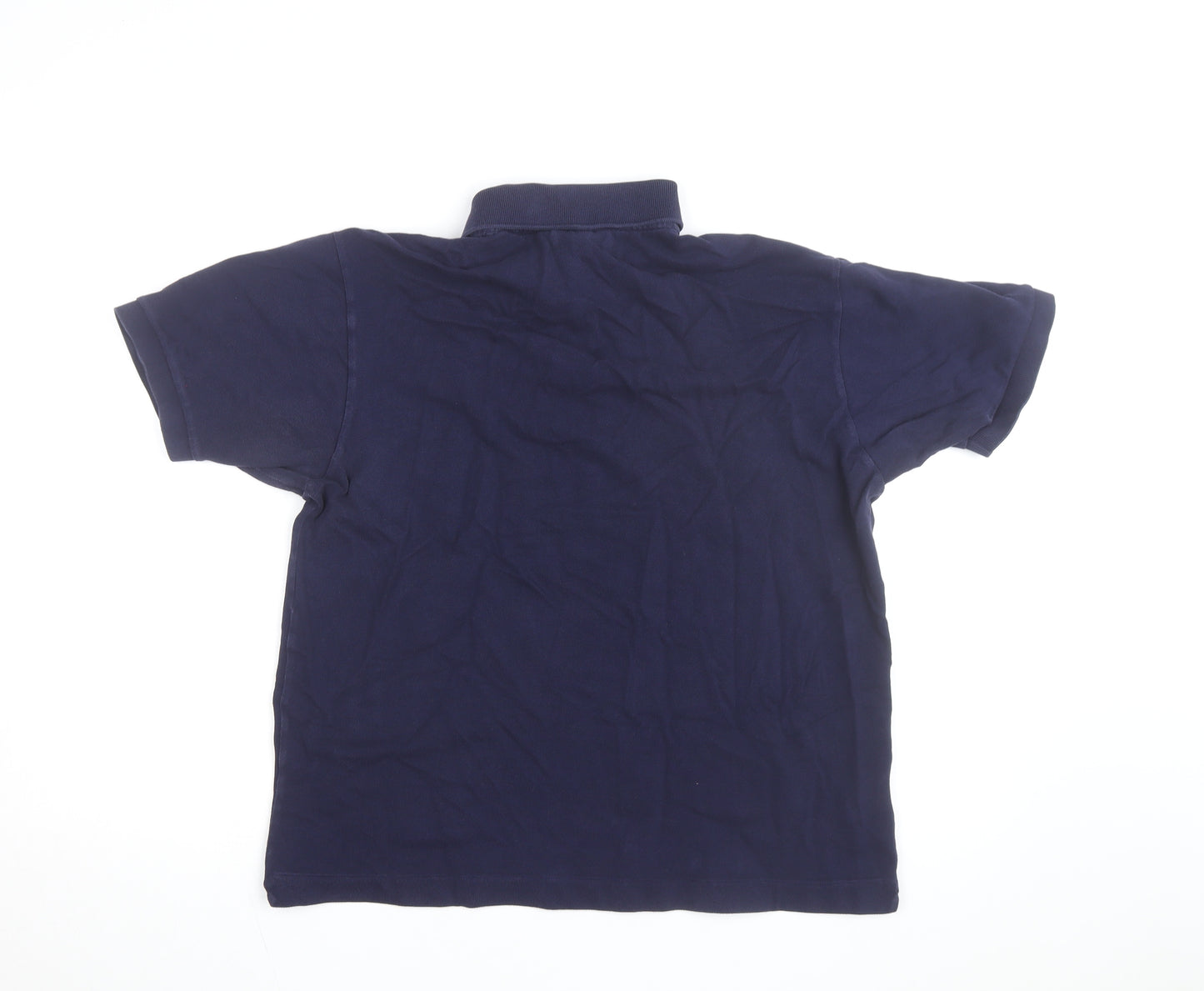 Lacoste Men's Blue Classic Fit Cotton Polo Shirt Size L