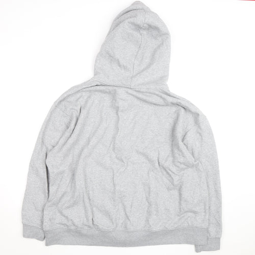 Nike Men's Grey Full Zip Hoodie XL Fleece Sportswear