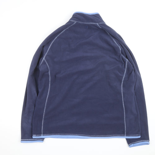 Mountain Warehouse Women Blue Fleece Pullover Sweatshirt UK 20