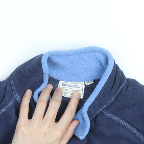 Mountain Warehouse Women Blue Fleece Pullover Sweatshirt UK 20