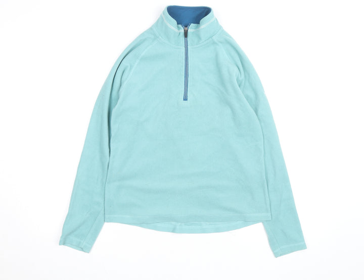 Trespass Womens Blue Fleece Pullover Sweatshirt UK 12 Medium