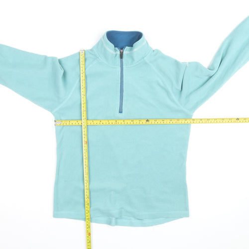 Trespass Womens Blue Fleece Pullover Sweatshirt UK 12 Medium