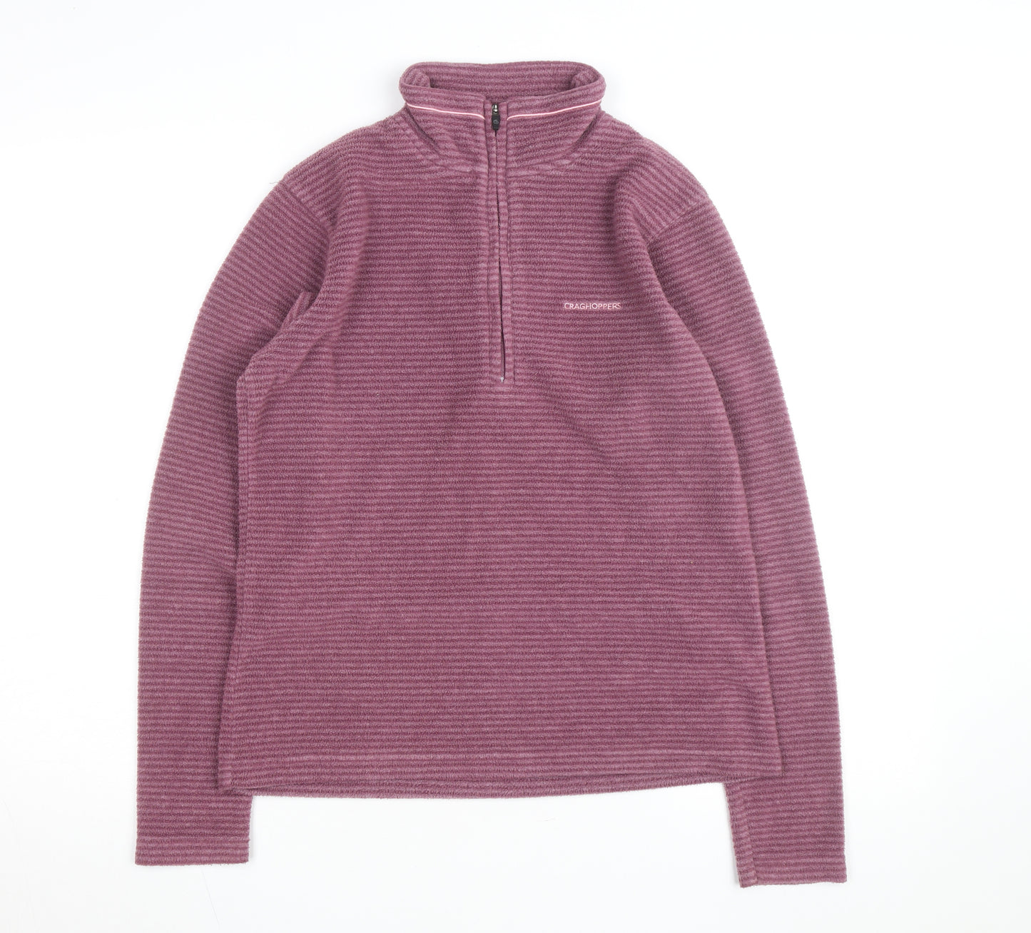 Craghoppers Womens Purple Fleece Pullover Sweatshirt UK 12