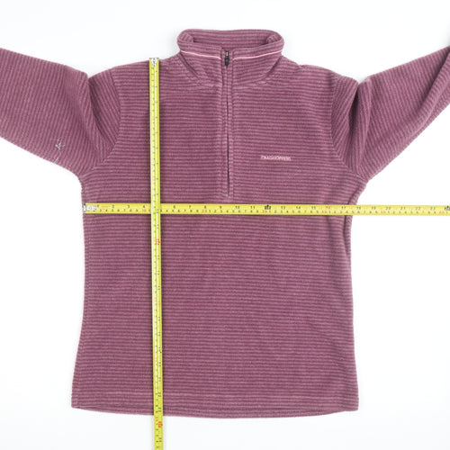 Craghoppers Womens Purple Fleece Pullover Sweatshirt UK 12