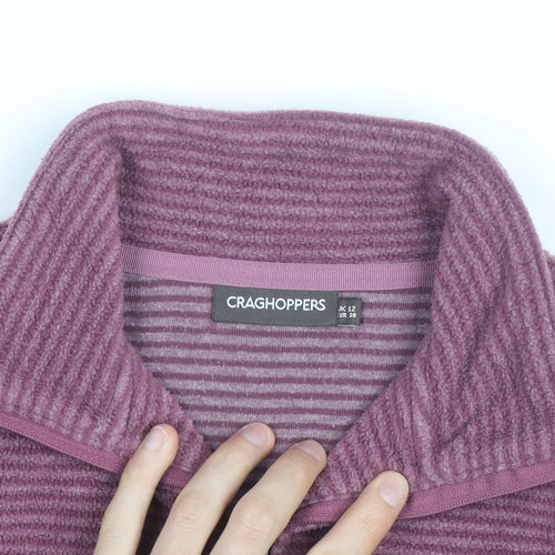 Craghoppers Womens Purple Fleece Pullover Sweatshirt UK 12