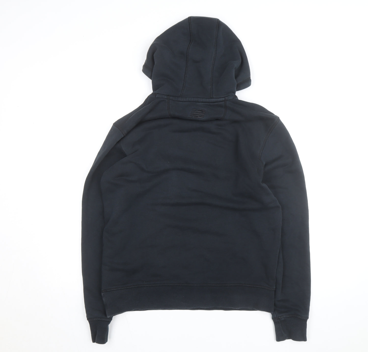 New Balance Men's Black Pullover Hoodie L Fleece Logo Sportswear