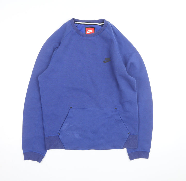 Nike Men's Blue Crew Neck Pullover Sweatshirt Size S