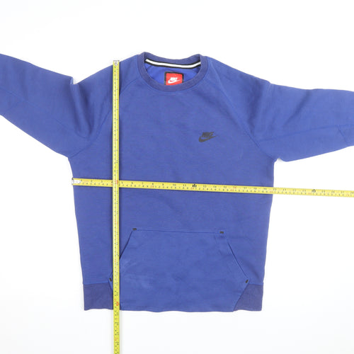 Nike Men's Blue Crew Neck Pullover Sweatshirt Size S